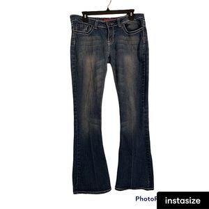 Red Rivet Bootcut Jeans